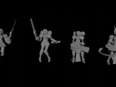 UWU Army 3D print model