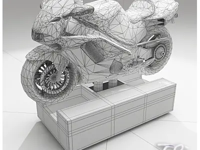 KIDDY RIDE MOTORCYCLE 3D model