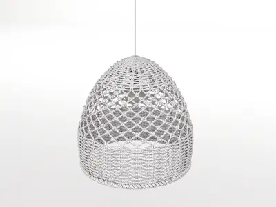  Woven Pendant Lights 3D model