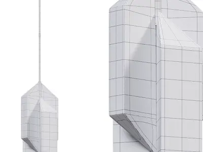 ophelion medium pendant by luxdeco 3D model