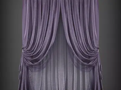Curtain 3D model 117 3D model