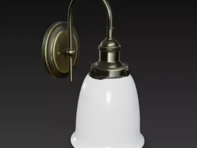 wall lamp 3D model 38