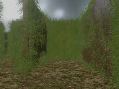 LABYRINTHE minecraft maze mod screenshots Low-poly 3D model