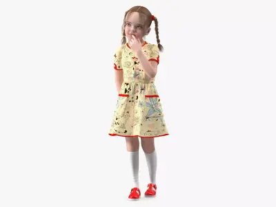 Child Girl 3D model