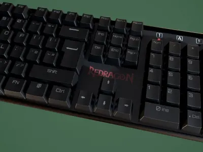 Redragon K551 Mechanical Keyboard 3D model