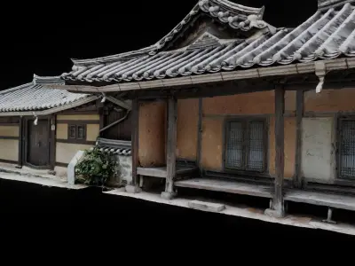 Korean Traditional House Hanok 3D model