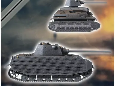 Panzer IV Ausf J with Schmalturm turret - Germany Eastern Wester 3D print model V1