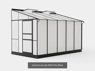 Collection of Greenhouse - 5 Models 3D Model Pack