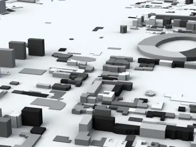 Tbilisi Streets and Buildings 3D model