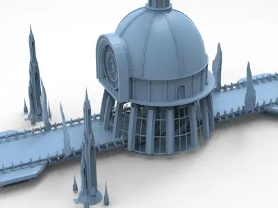 Desert Conjuror Bridge  3D model