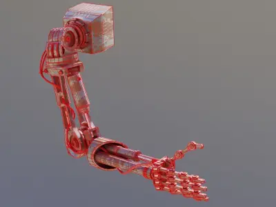 Robotic Arm 3D model 12