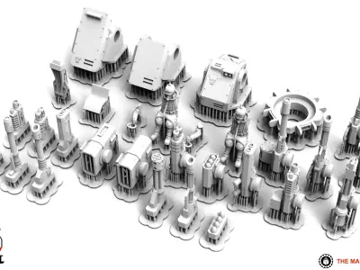 Valour Korps - Defense Turret 3D print model
