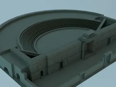 Old Roman Theatre  Free 3D model
