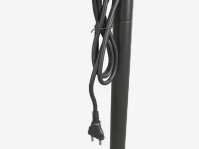 Floor Fan Gray 3D model