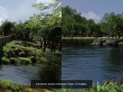 5 Exterior Scene Collection Pack