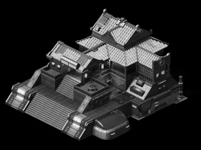 Crystal Palace - Market 3D model