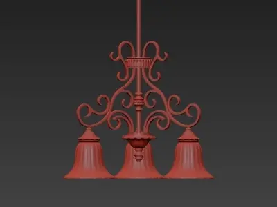 Modern Forms Catalyst LED 10 Light Chandelier 3D model