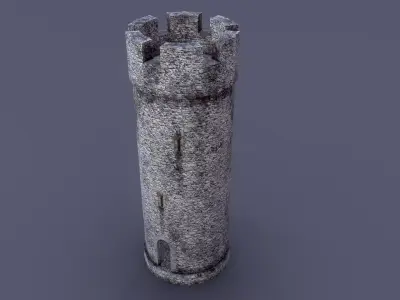 The Herring Tower Low-poly 3D model
