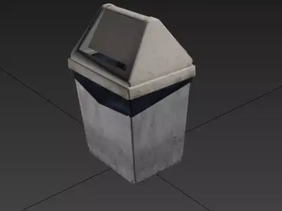 Bin Bundle - 26 Models Low-poly 3D model