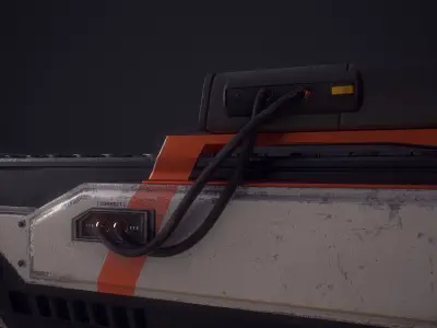 Scifi Weapon 3D model