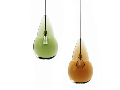 Color Bubble Lamp Free 3D model