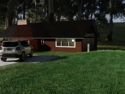 House Exterior 3D model 7