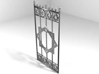 Steel Gate Type 6 3D model