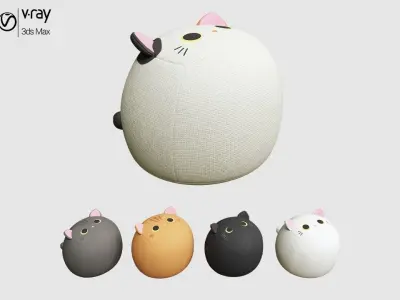 The five Michis Low-poly 3D model