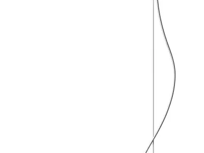 Fluid Pendant Lamp 3D model