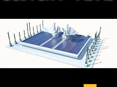 Sci Fi City Futuristic Architecture A5 A6 3D model