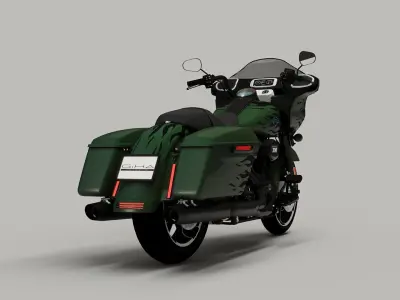 HD Road Glide American Cruise Motorcyle 3D model