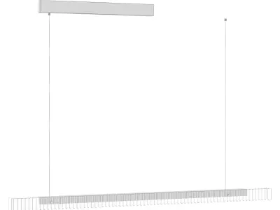 Modern Ribbed Sleek Light Modefinity 3D model