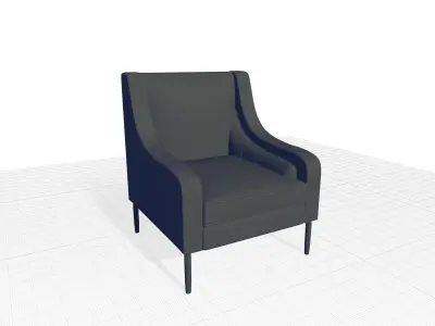 Gilchrist 30 Wide Armchair 3D model