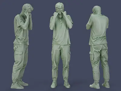 Wearied Urban Casual 3D model
