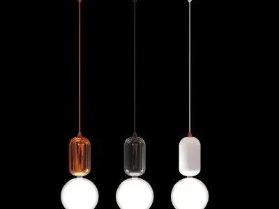Aball Minimalist Pendant Light 3D model