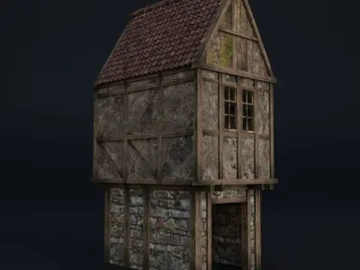OLD MEDIEVAL BUILDING AND ASSET PACK