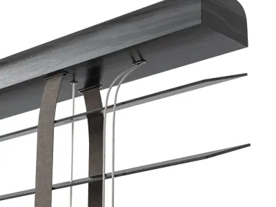 Wooden blinds Set 23 3D model