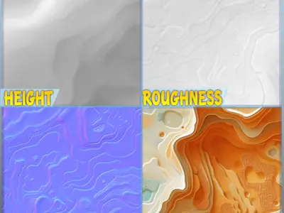 Stylized Sand Seamless Texture Texture