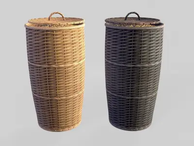 Basket 8 Low-poly 3D model