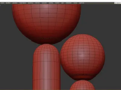 Oo TABLE LAMP Low-poly 3D model