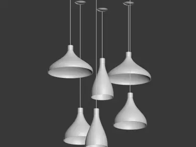 Swell pendant light Pablodesigns 3D model