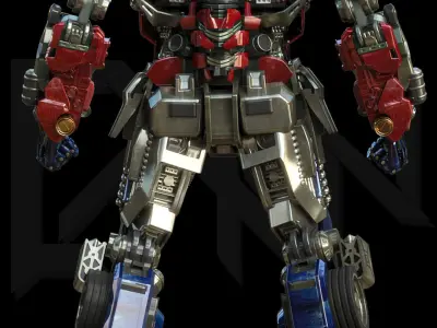 Transformers Optimus Prime Bumblebee Movie ver 3D model