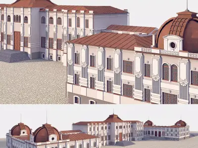 Old central building  3D model