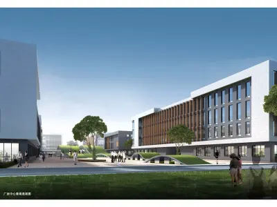 Modern City Block -A25 3D model