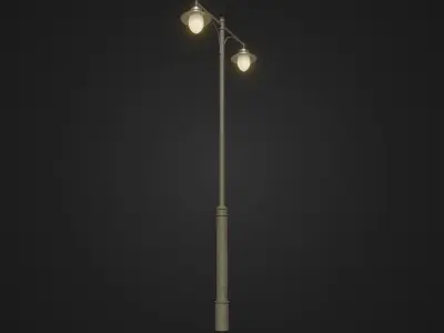 Street Light 23 Low-poly 3D model