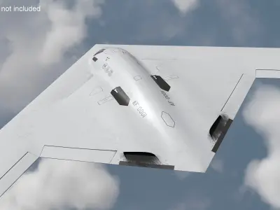  B-2 Bomber Old White 