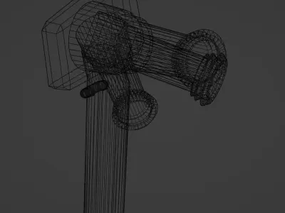 Futuristic Light or Gun Free 3D model