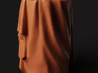 Draped Fabric Vase  Renaissance Cloth Planter Free 3D print model