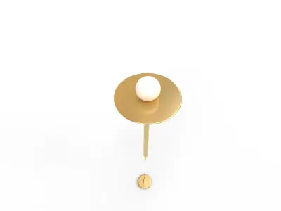 Nodes Pendant Light by Kelly Wearstler - Burnished Brass 3D model