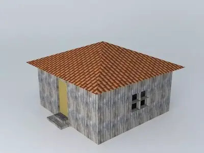 African Bungalo Free 3D model